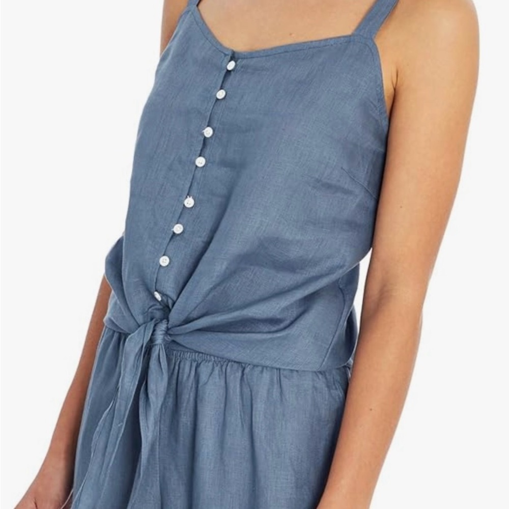 Three Dots Steel Blue Camisole Top